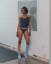 BASERANGE Cotton Stockings Middle Socks KOK KTOK Series France BBAS-KOK-CR-SP25-HELM BLUE KOK KTOK